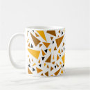 Recherche de triangle jaune tasses Blanc