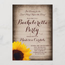 Search for sunflower bachelorette party invitations Country