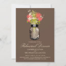 Recherche de mason jar rehearsal dinner invitations Floral