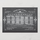 Search for housewarming bbq invitations Chalkboard