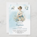 Search for blue first communion invitations Modern script
