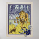 Search for vintage wizard of oz art Lion
