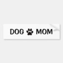 Search for dog mum bumper stickers Paw