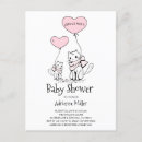 Search for kitten baby girl shower invitations Whimsical