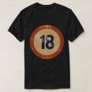 Search for number 18 tshirts Sports