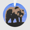Search for grizzly bear ornaments Snow