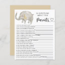 Recherche de baby shower elephant games Éléphant