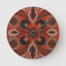 Recherche de asiatique conceptions horloges Textiles