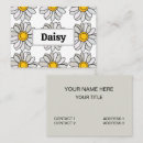 Search for daisy business cards Pattern