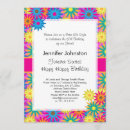 Search for 1960s birthday invitations Funky