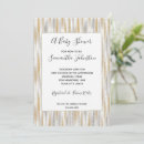 Search for glam baby shower invitations Gold