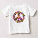 Recherche de paix bébé tshirts Hippie