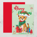Search for cheetah christmas cards Santa
