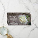 Search for rose sympathy thank you cards White