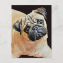 Search for happy pug postcards Cute
