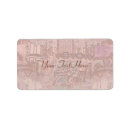 Search for carousel horses return address labels Pink