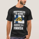 Recherche de finlandais tshirts Drapeau
