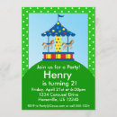 Search for carousel horse party invitations Kids