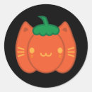 Search for kawaii pumpkin stickers Cat