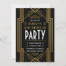 Search for roaring 20s birthday invitations 1920s