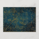 Recherche de bleu foncé cartes postales Vintage