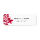 Search for orchids return address labels Watercolor