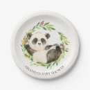 Search for panda plates Baby shower
