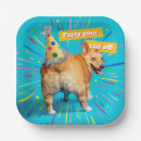 Search for funny birthday plates Puppy