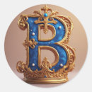 Search for letter monogram stickers Gold