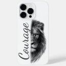 Recherche de courage iphone coques Noir et blanc