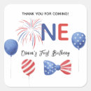 Search for fourth july stickers First birthday
