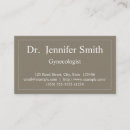 Search for urologist business cards Gynecologist
