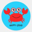 Search for crab cartoon stickers Animal