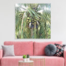 Search for palm tree canvas prints Watercolor