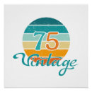 Search for 75 birthday posters Vintage