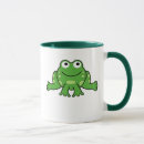 Recherche de grenouille de bande dessinée tasses Animal