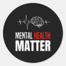 Search for human brain stickers Mental health awareness