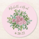 Search for floral wedding coasters Peonies
