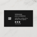 Search for edgy business cards Black