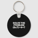 Search for math problem keychains 6 7