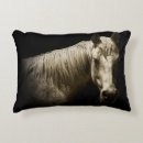 Recherche de cheval noir et blanc coussins Animaux