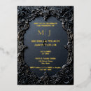 Search for unique halloween wedding invitations Black