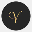 Recherche de v initial autocollants Pour tous