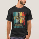 Search for living legend tshirts 50th