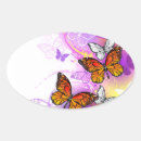 Recherche de papillon monarque orange autocollants Violet