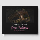 Search for masquerade guest books Elegant