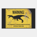 Search for property stickers Warning