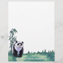 Search for cute panda stationery paper Animals