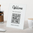 Search for guest wifi signs Qr code
