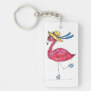 Search for cute flamingo keychains Bird